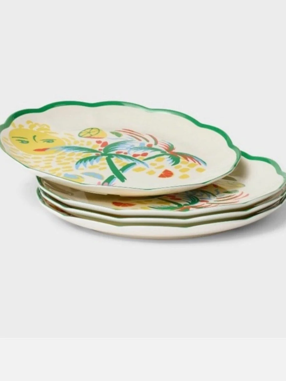 Roller Rabbit x Target 4pc. Set 9in. Vacation Melamine Salad Plates